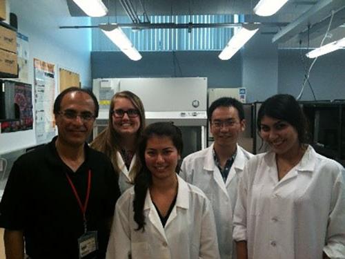 Dr. Nouri-Shirazi with research team